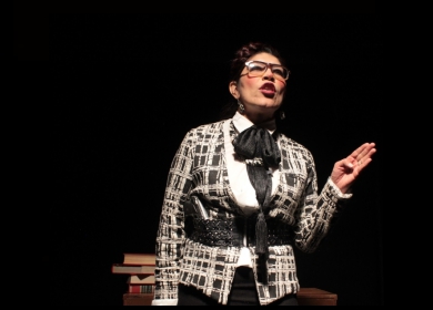 La profesora Rosalba Scholasticus